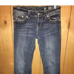 Miss Me Size 26 Bootcut Denim Jeans Inseam-29”